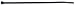 Cameo 64914 Black 11 Cable Tie - Pack of 100