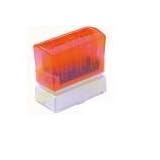 Pre inked Rubber Stamp in Red 22 x 60mm