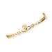 14k 4mm Diamond-cut Claddagh Hinged Bangle Bracelet