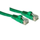 3ft Green Cat5e UTP Patch Cable Molded Snagless