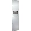 Simplicity Recessed Paper Towel Dispenser And Waste Receptacle