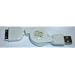 Ipod Nano Dock Connector to USB 2.0 Retractable Data Cable / I Pod HotSync...