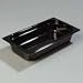 Carlisle 1046003 Black 2.4 Quart TopNotch One-Third Size Food Pan (Case of 6)