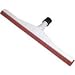 Carlisle 36692200 Flo-Pac Soft Double Foam Rubber Floor Squeegee with Plastic Frame, 22" Length, Red