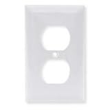 Combination Switch & Outlet Plates: Cooper Wiring Devices 2132W-SP Standard Duplex Receptacle Plate White(PACK OF 100)