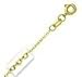 14k Yellow Gold 16 Inch X 1.1 mm Cable Chain Necklace - O Ring Clasp