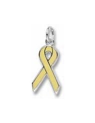 Rembrandt Charms Yellow Ribbon Charm