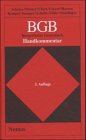BGB - B�rgerliches Gesetzbuch  Handkommentar