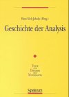 Produkt-Bild: Geschichte der Analysis: Texte zur Didaktik der Mathematik (Denkmaltopographie Bundesrepublik Deutschland)
