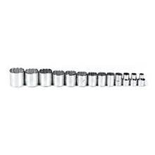 Stanley Proto J52124 13 Piece 12 Point 3/8" Drive Socket Set