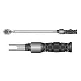 1/4 In Dr Torque Wrench - Ergonomic Micro Adjustable - Plastic Handle - Ratchet Head - 20-150 In/Lb