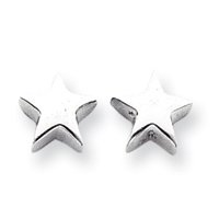 Sterling Silver Star Earrings