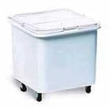 Ingredient Bin, 3-3/4 Cubic Feet Capacity, White