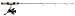 Shakespeare® Pro Touch Ice Fishing Combo - 28" Medium Action Rod with Ultra Light Spinning Reel