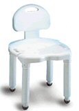 Buy Carex Shower chair with back (Carex, Health & Personal Care, Products, Health Care, Medical Supplies & Equipment, Bathroom Aids & Safety, Shower & Bath Stools & Benches)