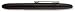 Black Matte Bullet Space Pen with Matching Clip