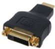 Gold-Plated HDMI Plug to DVI-D Socket Adaptor Convertor