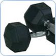 Bodymax 7.5Kg Rubber Hex Dumbell Pair