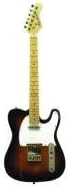 Main Street Vintage Single Cutaway Electric Guitar in Tobacco Sunburst