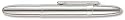 Chrome Bullet Space Pen with Matching Clip