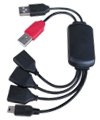 High-Speed USB 2.0 4-Port Hub Splitter for Sony laptop