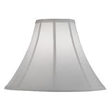 Large Bell-Shaped Silk Lamp Shade from Destination Lighting