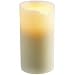 BATTERY FLICKERING CANDLE 3 x 6 WHITE