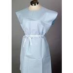 Exam Gowns, Disposable Tissue-Poly-Tissue, White Color, 50box