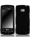 GTMax Black Rubberized Hard Cover Case for Verizon LG Ally VS740