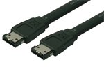 SATA Anschlusskabel, extern, Stecker auf Stecker, 2,0 m / für SATA II PCIe Karten und externe Gehäuse SATA II