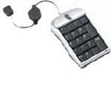 3M/COMMERCIAL TAPE DIV. / MMMLX451 / Optical Mouse w/Numeric Keypad, Two-Button/Scroll, Black/Silver / Sold as 1 EA