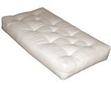 Contour Coil Premier 8000 Futon Mattress Twin Chair-Natural