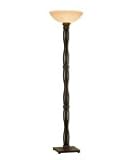 IMAGE OF Murray Feiss T1186RT Trent 1 Light Torchiere Lamp in Russet with Speckled Scavo  Glass glass