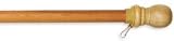 <b>Evergreen - Oak Leaf Garden Flag Stand </b>