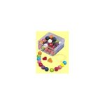 Colored Bead Assortment 42 pieces