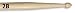 Vic Firth 2B American Classic Wood Tip Drum Sticks Image