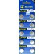 10 PACK AG12 386 LR43 button cell battery