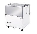 34-1/2 in School Milk Cooler, Dual Access, SS, (1001) 1/2 pts
