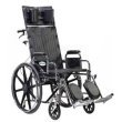 Drive Medical Sentra Wheelchair 14 Inches Full Reclining Back with Detachable Desk Arms - 1 each