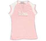 Baseball Shirt - St Louis Cardinals Juniors Pink Sleeveless Top