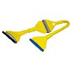 18in Yellow Floppy Rounded Cable