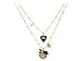 Betsey Johnson Miami Chic Hat Heart Pendant Necklace