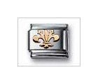 Fleur de Lis No Color Classic Gold, Italian Charm by Nomination Charms
