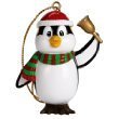 Webkinz Figurine - Holiday Ornament - RING IN THE SEASON PENGUIN