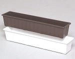 Valberter 3100.4 Blumenkasten Standard 100 cm weiß