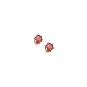 14kt. Yellow Gold Child's Ruby Stud Earrings by 