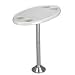 Todd Marine Table Package, Oval Top, 30"L x 18"W