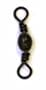 Eagle Claw Tackle Barrel Swivels Black Size10 8pcs #01012-010