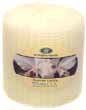 ONE 3x9 inch GLASS PILLAR SCENTED CANDLE. COMBINES SWEET CREAMY VANILLA AND COCONUT TO CREATE A DELIGHTFUL FRAGRANCE. BURNS APPROX. 120 HRS. FRENCH VANILLA SCENTED by FRENCH VANILLA SCENTED