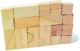 Childrens Toyshop  Toys : Sack with 50 Large Blocks 50 blocks in linen bag.